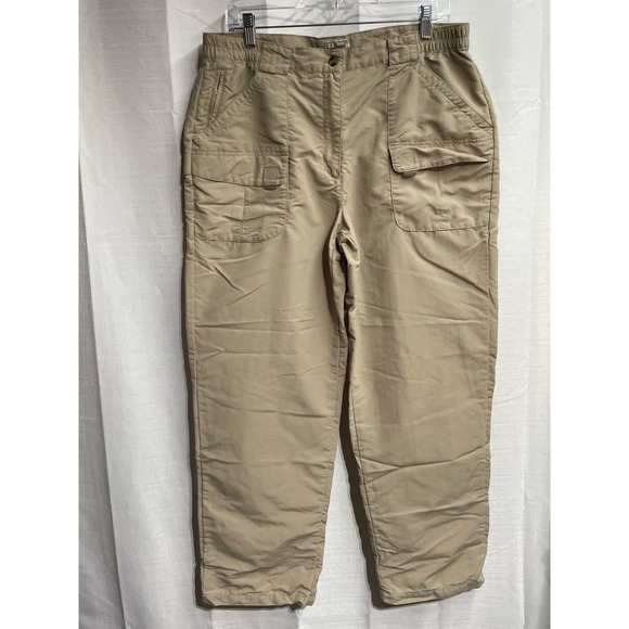 LL Bean Lightweight Outdoor Pants Size L - Picture 2 of 6